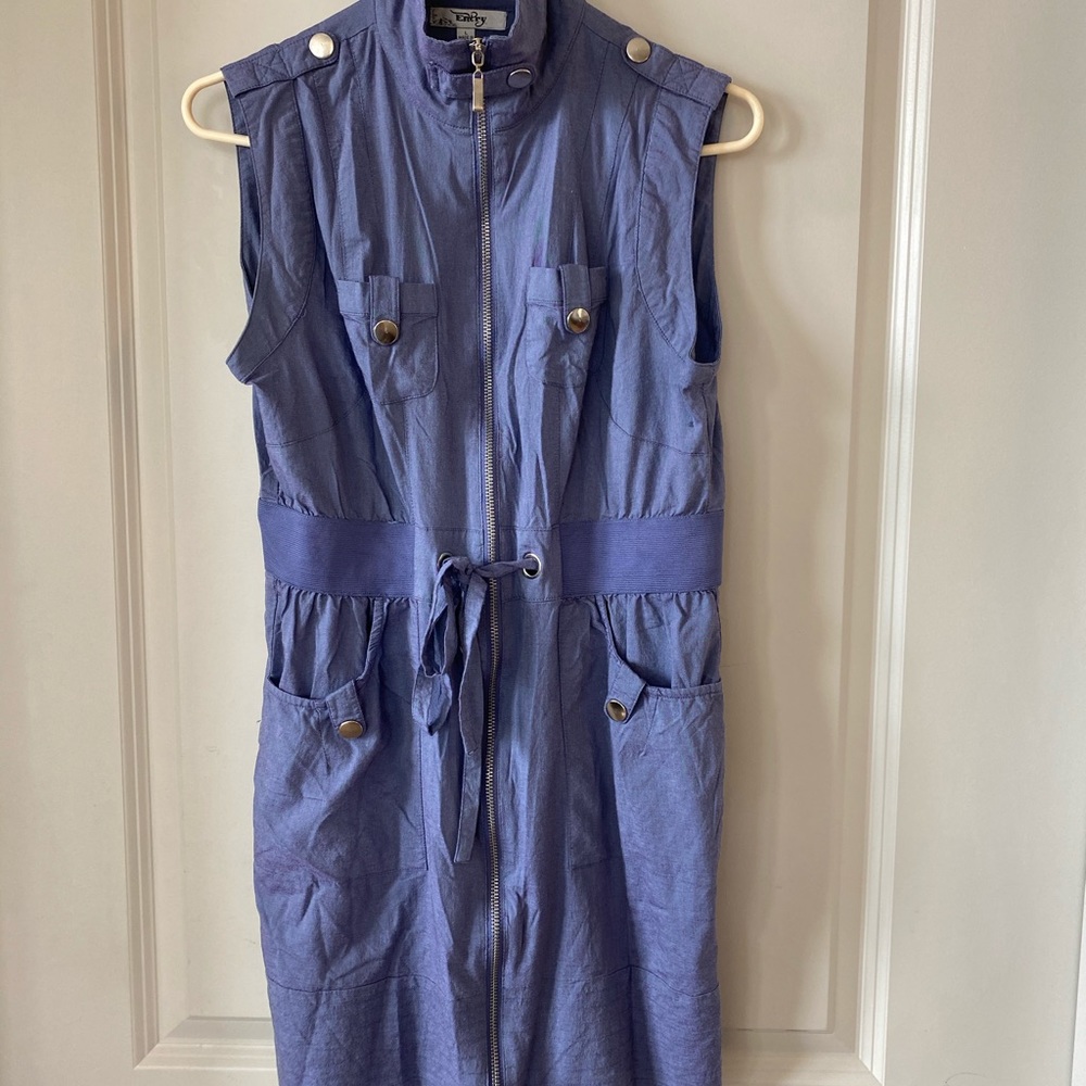 Entry AdjustableDrawstring Utility sleevless dress - Picture 7 of 8